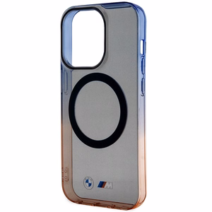 Dėklas BMW BMHMP14XHTGE iPhone 14 Pro Max 6.7" pilka/pilka kietas dėklas Gradientinis Bamperis MagSafe