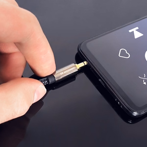 "Wozinsky" mini lizdo ilgintuvas (moteriškas-vyriškas) AUX ilgintuvas 3 m juodas