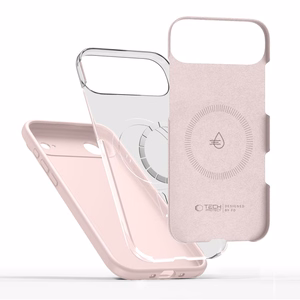 Tech-Protect Silikoninis Magnetinis dėklas telefonui iPhone 17 Air - rožinė