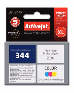 Activejet AH-344R – trijų spalvų rašalo kasetė, pakeičia HP 344 C9363EE, 21 ml, Premium