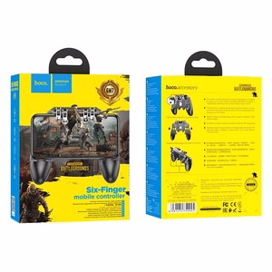 Žaidimų valdymo pultelis Hoco GM7 Eagle Six Finger Game Controller juodas