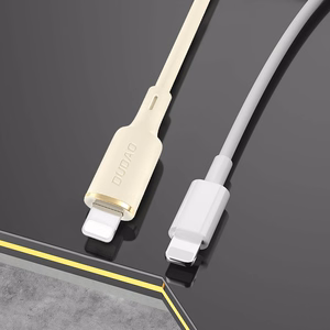 Dudao L7SCL USB-C - Lightning kabelis 30W 1m - smėlio spalvos