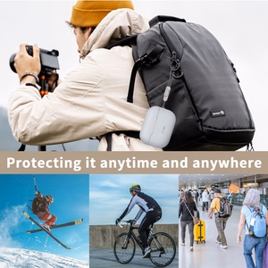 Tech-Protect silikoninis dėklas Apple AirPods Pro 1 / 2 - smėlinis