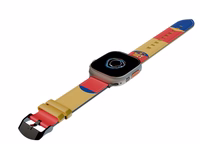 FC Barcelona Apple Watch Band Natūrali oda 44/45" OCFCBAWBMF45 MF