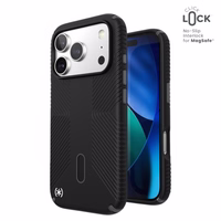 Speck Presidio2 Grip ClickLock & MagSafe - iPhone 17 Pro dėklas (juodas / Slate pilkas / baltas)