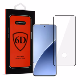 Tel Protect Full Glue 6D Apsauginis stiklas XIAOMI 15 PRO juodas