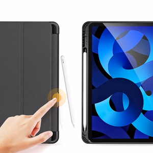 Dėklas Dux Ducis Domo Apple iPad Air 4/5/6/7 2020/2022/2024/2025 10.9/11 juodas