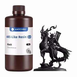 ANYCUBIC ABS tipo derva 3.0 (spalva: juoda)