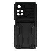Tel Protect Combo dėklas telefonui Xiaomi Redmi Note 11 5G/Note 11S 5G/Poco M4 Pro 5G juodas