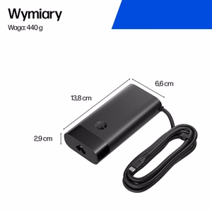 HP 140W USB-C nešiojamojo kompiuterio įkroviklis