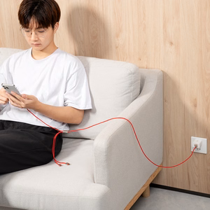 Baseus kabelis Tiger metai 3 viename - USB į Type C, Lightning, Micro USB - 3,5A 1,2 metrai (CASX010009) raudonas