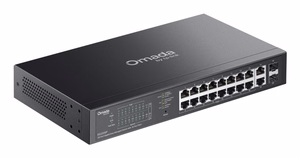 OMADA ES220GP tinklo komutatorius Valdomas Gigabit Ethernet (10/100/1000) Maitinimas per Eternetą (PoE) Juoda