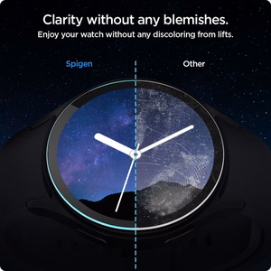 Spigen Glas.tR EZ Fit grūdintas stiklas laikrodžiui Samsung Galaxy Watch 7 (44 mm) - 2 vnt.