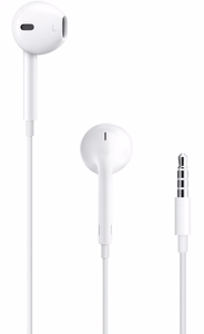 Apple EarPods MWU53ZM/A – laidinės ausinės su 3,5 mm kištuku, baltos