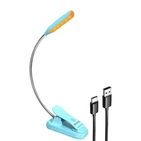 Wireless lamp Glocusent mini GLCSNTBL103B clip-on book light, USB-C Blue