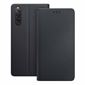3mk piniginis dėklas telefonui Sony Xperia 10 V - juodas