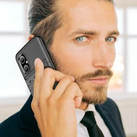 Thunder dėklas telefonui Xiaomi Poco M4 5G silikoninis šarvuotas dėklas juodas