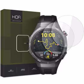 GRŪDINTAS STIKLAS HOFI GLASS PRO+ 2-PACK HUAWEI WATCH GT 5 PRO (46 MM) SKAIDRUS