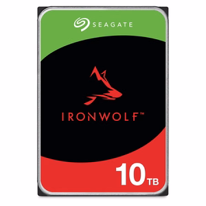 Seagate IronWolf vidinis kietasis diskas 10 TB 256 MB 3.5" Serial ATA III (ST10000VN000)