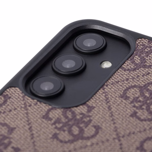 Guess GUHCSA34GF4GBR A34 5G A346 rudas/rudas kietas dėklas 4G Charms kolekcija