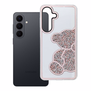 Чехол для Samsung S26 PLUS Teddy Bear розовый