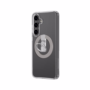 Dėklas telefonui Minimal Mag Case su magnetiniu žiedu ir magnetiniu žiedu Samsung Galaxy S25 – Skaidrus