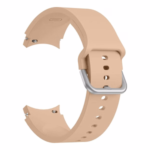 Tech-Protect silikoninė apyrankė Samsung Galaxy Watch 4 / 5 / 5 Pro / 6 / 7 / FE - smėlio
