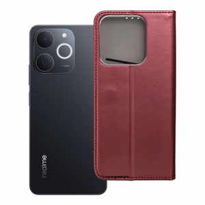 Flip case for Realme NOTE 70 Smart Magneto burgundy