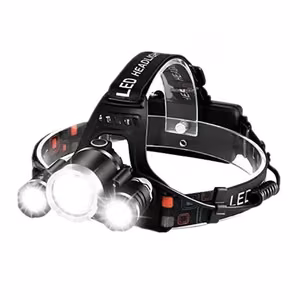 LED žibintuvėlis ant galvos LC4 atsparus vandeniui IP54