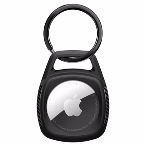 Spigen Rugged Armor dėklas skirtas Apple AirTag - matinis juodas