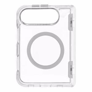 Skaidrus Forcell F-Protect 4sD-i Clear 2.5 mm Premium Hinge dėklas iPhone Duo, suderinamas su MagSafe