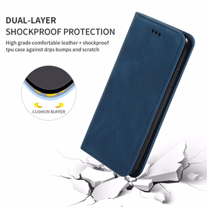 Dėklas Business Style Xiaomi Redmi Note 17 4G/5G tamsiai mėlynas