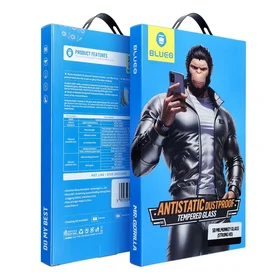 5D Mr. Monkey apsauginis stiklas – Samsung Galaxy A56 5G juodas (Strong Lite)