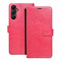 MEZZO knygos tipo dėklas telefonui SAMSUNG A05s su mandala, purpurinis
