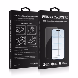 LCD apsauginis stikliukas Perfectionists 2.5D Super Strong Tempered Glass Apple iPhone 14 Pro juodas