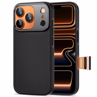 Tech-Protect Kevlar Aramid MagSafe dėklas iPhone 17 Pro Max juodas