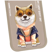 Nimmy Glasses Cool nag dėklas telefonui iPhone 17 Pro Max - smėlinis