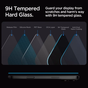 Spigen Glas.tR EZ Fit Privacy Tempered Glass for iPhone 16 Pro / 17 / 17 Pro - 2 pcs.