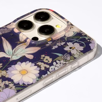 Glow Glam dėklas telefonui iPhone 17 6,3" - mėlynas