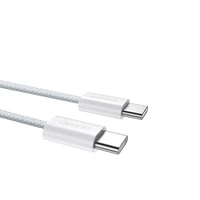 Dudao L6C USB-C - USB-C PD 30W kabelis 2m - šviesiai mėlynas