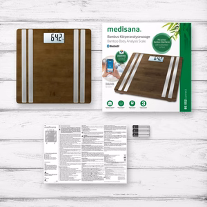 Medisana BS 552 connect бамбуковые весы с анализом тела
