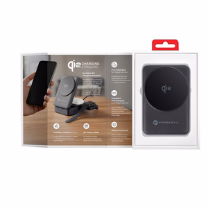 Belaidis įkroviklis Forcell 3in1 (F-05) (MagSafe) (Phone; Pods; Watch) 15W