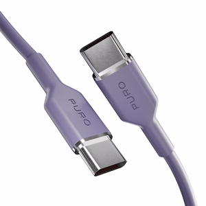 Puro ICON USB-C - USB-C laidas 1.5m - violetinis