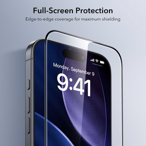 ESR UltraFit Apsauginio stiklo 2 vnt. rinkinys skirtas iPhone 16 Pro / 17 – skaidrus