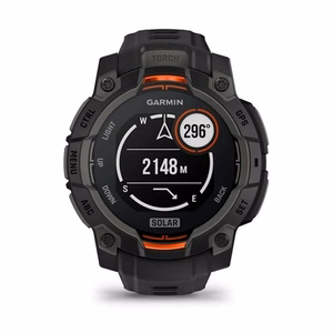 Garmin išmanusis laikrodis Instinct 3 Solar (010-02934-00) – juodas