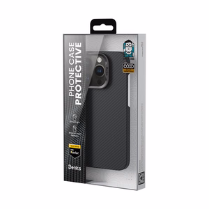 Benks Magnetinis Apsauginis Air Kevlar Dėklas telefonui su PC rėmu 600D (E065) skirtas iPhone 16 Pro juodas
