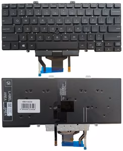 Klaviatūra DELL Latitude 5400, 5401, 5410, 5411, su pašvietimu ir „trackpoint“, US