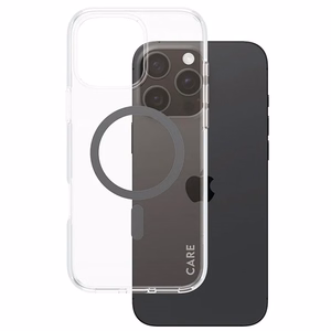 CARE by PanzerGlass Flagmano dėklas telefonui iPhone 16 Pro Max 6.9" juodas/juodas Magnetinis 1348