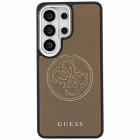 GUESS dėklas for SAMSUNG S26 Ultra GUHMS26L5PG4SRGW (Perforated Logo MagSafe) rudas