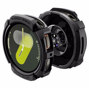 Spigen Rugged Armor dėklas Samsung Galaxy Watch 8 40mm - matinė juoda